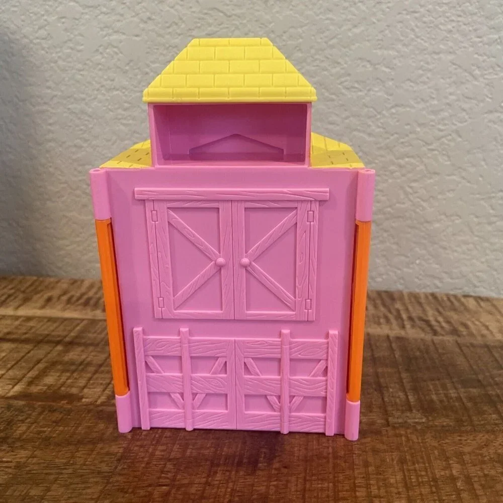Polly Pocket Ride in Style Ranch Horse Pony Barn Stable Toy 2002